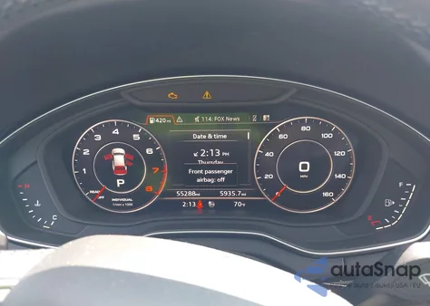 2018 Audi Q5 2.0T Premium/2.0T Tech Premium z USA, uszkodzony, nr VIN WA1BNAFY7J2215775